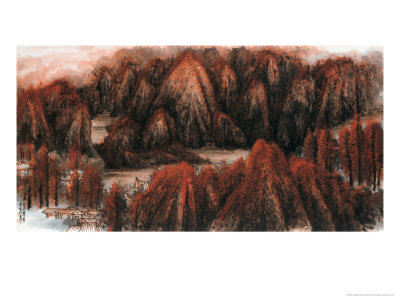 Sunset in Autumn Giclee Print Sunset in Autumn Giclee Print