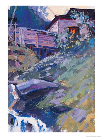 House upon A Creek Giclee Print House upon A Creek Giclee Print
