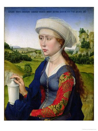 Mary Magdalene from the Right Hand Panel of Triptych of the Braque Family