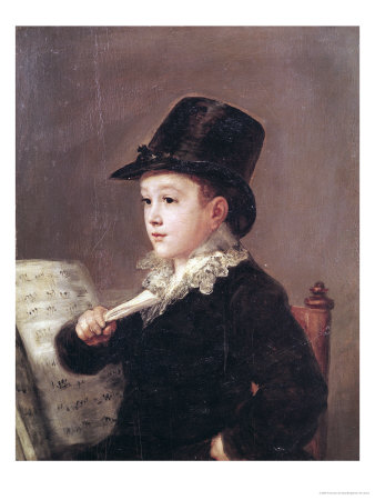 Portrait of Mariano Goya (1806-74) 1815-17