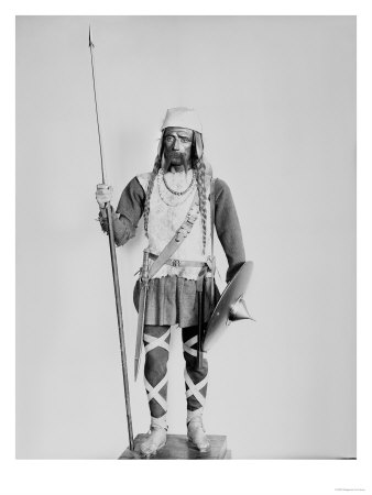 Model of a Frankish Warrior Giclee Print Model of a Frankish Warrior Giclee Print