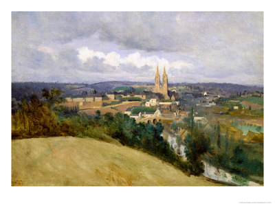 General View of the Town of Saint-Lo circa 1833