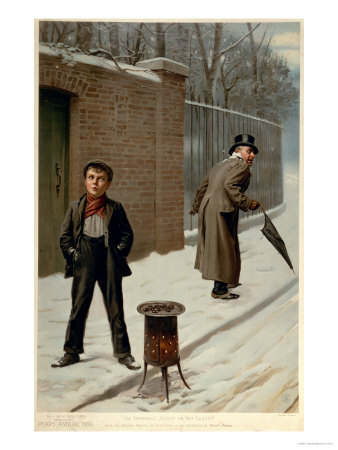 "The Snowball, Guilty or Not Guilty, from the Pears Annual, Christmas, 1906" Giclee Print