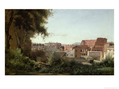 View of the Colosseum from the Farnese Gardens 1826