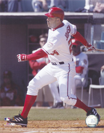 Nick Johnson 2005 - Batting Action Photograph Nick Johnson 2005 - Batting Action Photograph