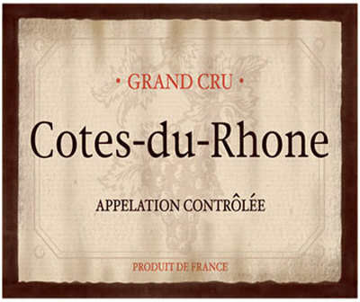 Cote du Rhone Print Cote du Rhone Print