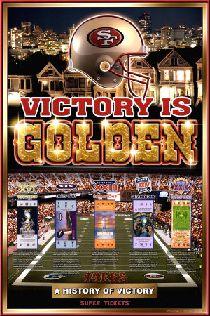 49ers Super Tickets Poster 49ers Super Tickets Poster