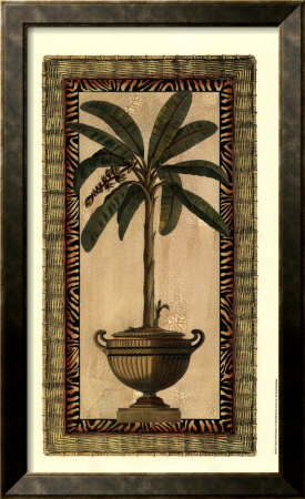 Palms With Rattan I Framed Print Palms With Rattan I Framed Print
