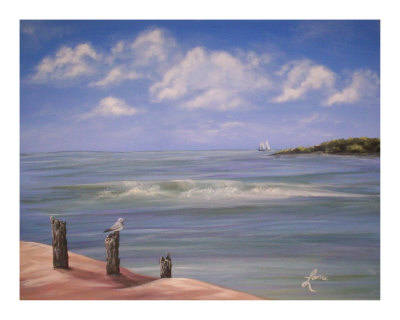 Ocean View Giclee Print Ocean View Giclee Print