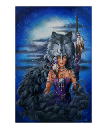 Wolfmistress Giclee Print Wolfmistress Giclee Print