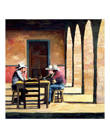Table Talk Giclee Print Table Talk Giclee Print