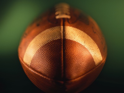 Football Stretched Canvas Print