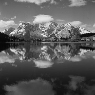 View of Lake Stretched Canvas Print