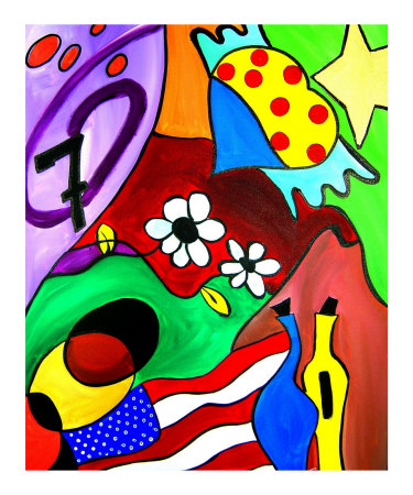 USA Art Giclee Print USA Art Giclee Print