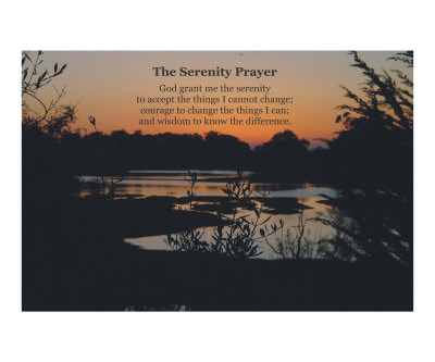 Serenity Prayer 214W Photographic Print Serenity Prayer 214W Photographic Print