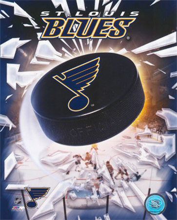 St.Louis Blues 2005 - Logo / Puck Photograph St.Louis Blues 2005 - Logo / Puck Photograph