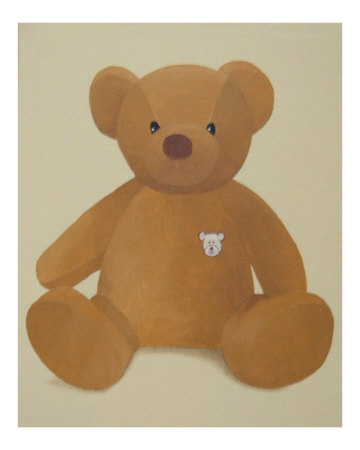 Teddy bear Giclee Print Teddy bear Giclee Print