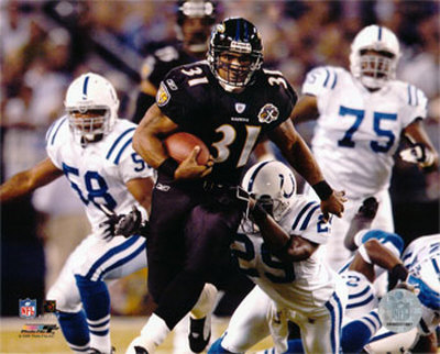 Jamal Lewis '05 / '06 - Running Action Photograph Jamal Lewis '05 / '06 - Running Action Photograph