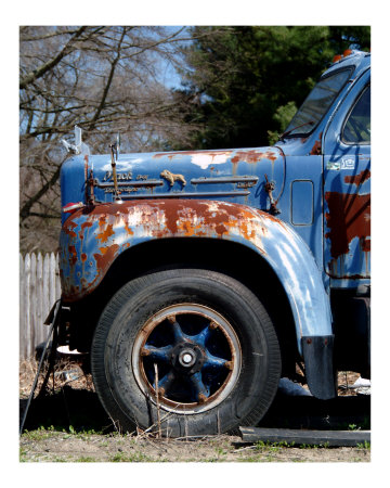 Vintage Mack Truck Photographic Print Vintage Mack Truck Photographic Print