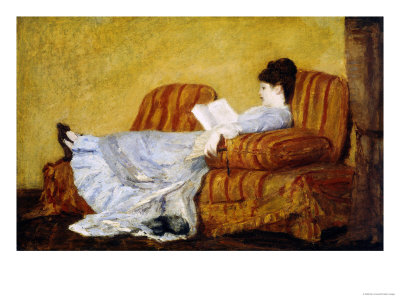 Young Lady Reading Giclee Print Young Lady Reading Giclee Print