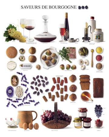 Flavors of Burgundy Print Flavors of Burgundy Print
