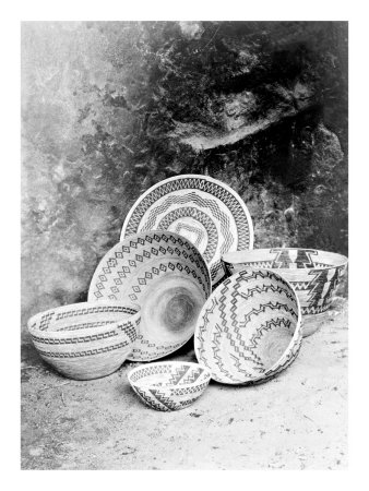 Yokuts Baskets Giclee Print Yokuts Baskets Giclee Print