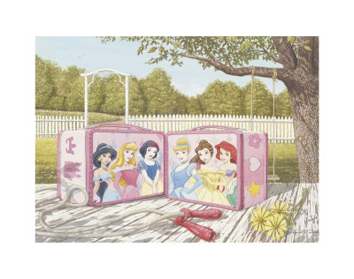 Princess Picnic Print Princess Picnic Print