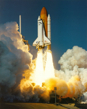 Endeavour Day Launch Print Endeavour Day Launch Print