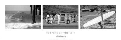 Surfing in the 60's Print Surfing in the 60's Print