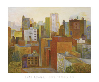 New York View Print New York View Print