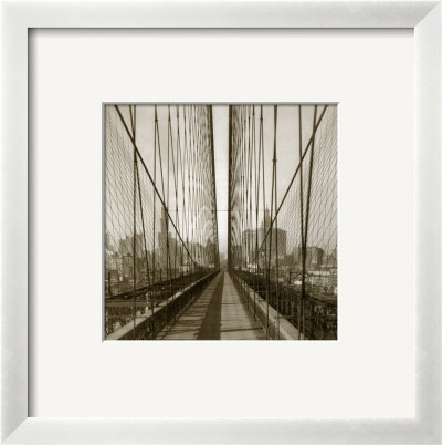 The Brooklyn Bridge Framed Print The Brooklyn Bridge Framed Print
