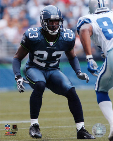 Marcus Trufant - '05 / '06 Action Photograph Marcus Trufant - '05 / '06 Action Photograph