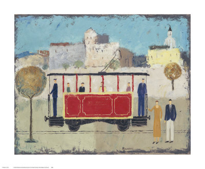 Street Railway Print Street Railway Print