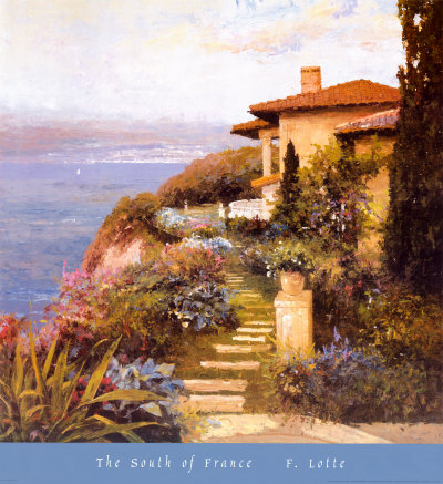 The South of France Print The South of France Print