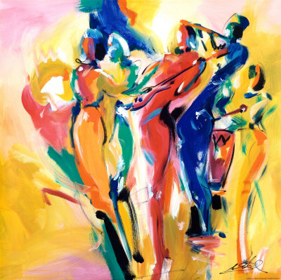Jazz Explosion I Print Jazz Explosion I Print