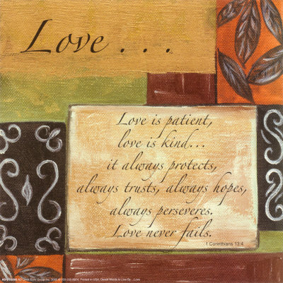 Words to Live By: Love Print Words to Live By: Love Print