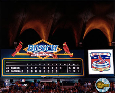 Busch Stadium - '05 NLCS Final Out Photograph Busch Stadium - '05 NLCS Final Out Photograph