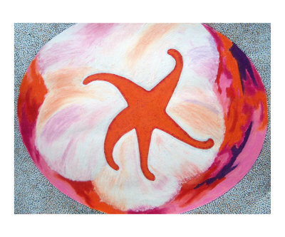 Starfish Splash Giclee Print Starfish Splash Giclee Print