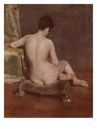 Seated Nude Giclee Print Seated Nude Giclee Print