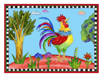 Rooster Giclee Print Rooster Giclee Print