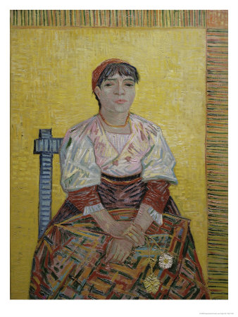 The Italian Woman (Agostina Segatori Patron of the Cabaret Le Tambourin) c1887
