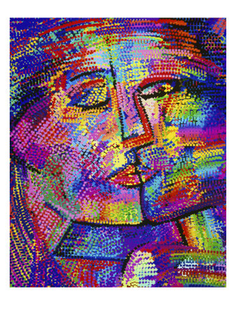 Shimmering Face Giclee Print Shimmering Face Giclee Print