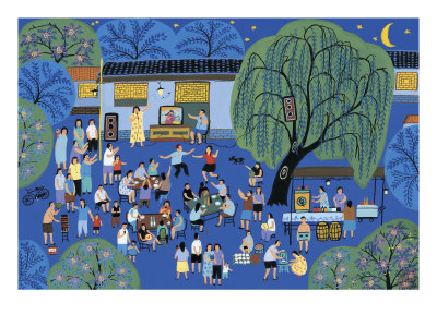 Summer Night Giclee Print Summer Night Giclee Print