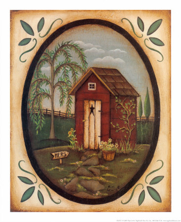 Her Outhouse Print Her Outhouse Print
