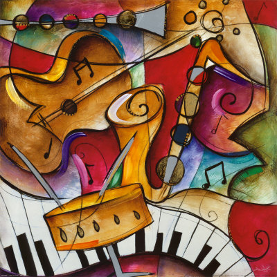 Jazz It Up II Print Jazz It Up II Print