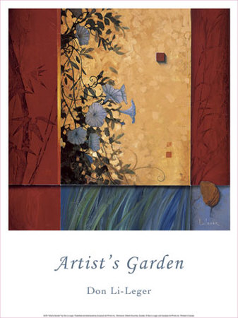 Artist's Garden Print Artist's Garden Print