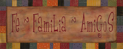 Fe Familia Amigos Print Fe Familia Amigos Print