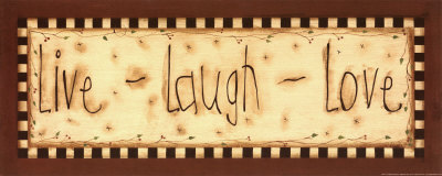 Live, Laugh, Love Print Live, Laugh, Love Print