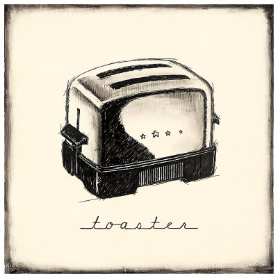 Vintage Toaster Print Vintage Toaster Print