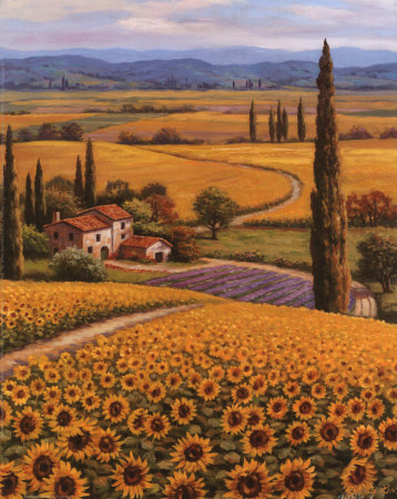sunflower pictures to print. Sunflower Field Print